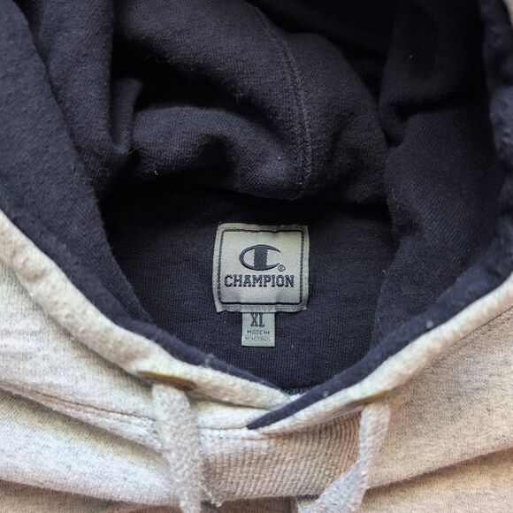 Vtg Champion Mens Gray Pullover Hoodie Size XL Lake Tahoe Gar Woods - Picture 3 of 8